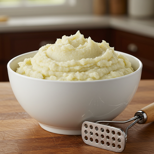 Potetmos tilberedt for PotatoLefse.
