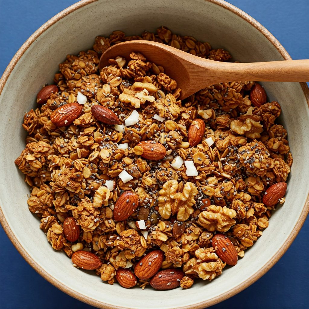 Hjemmelaget Crunchy Granola