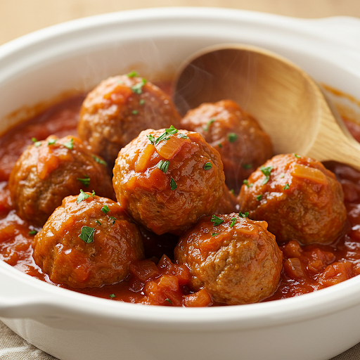 Kjøttboller i tomatsaus