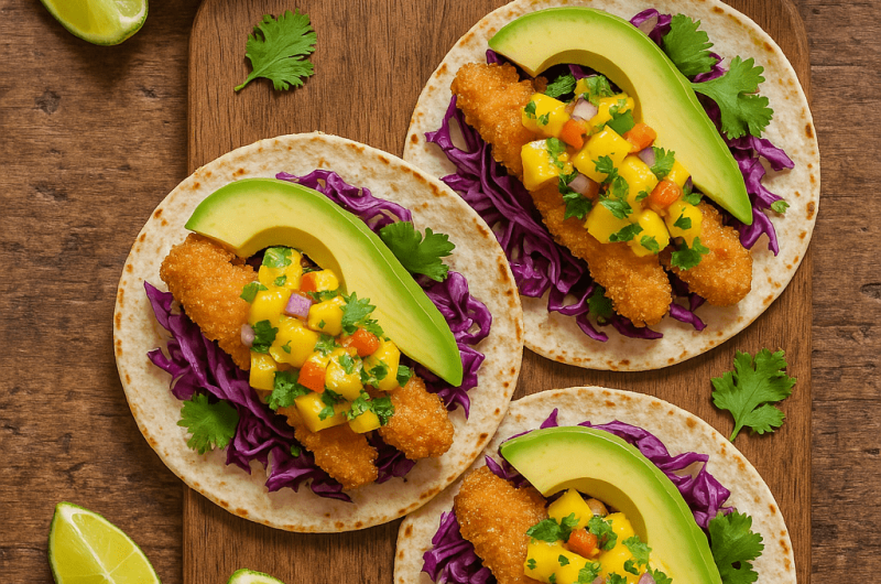 Fisketaco med mangosalsa