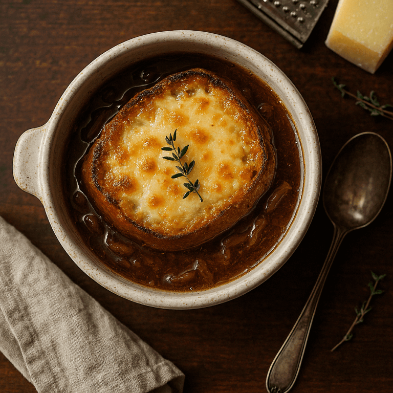 Fransk løksuppe