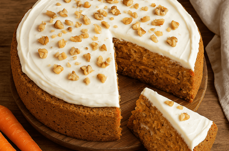 Glutenfri gulrotkake