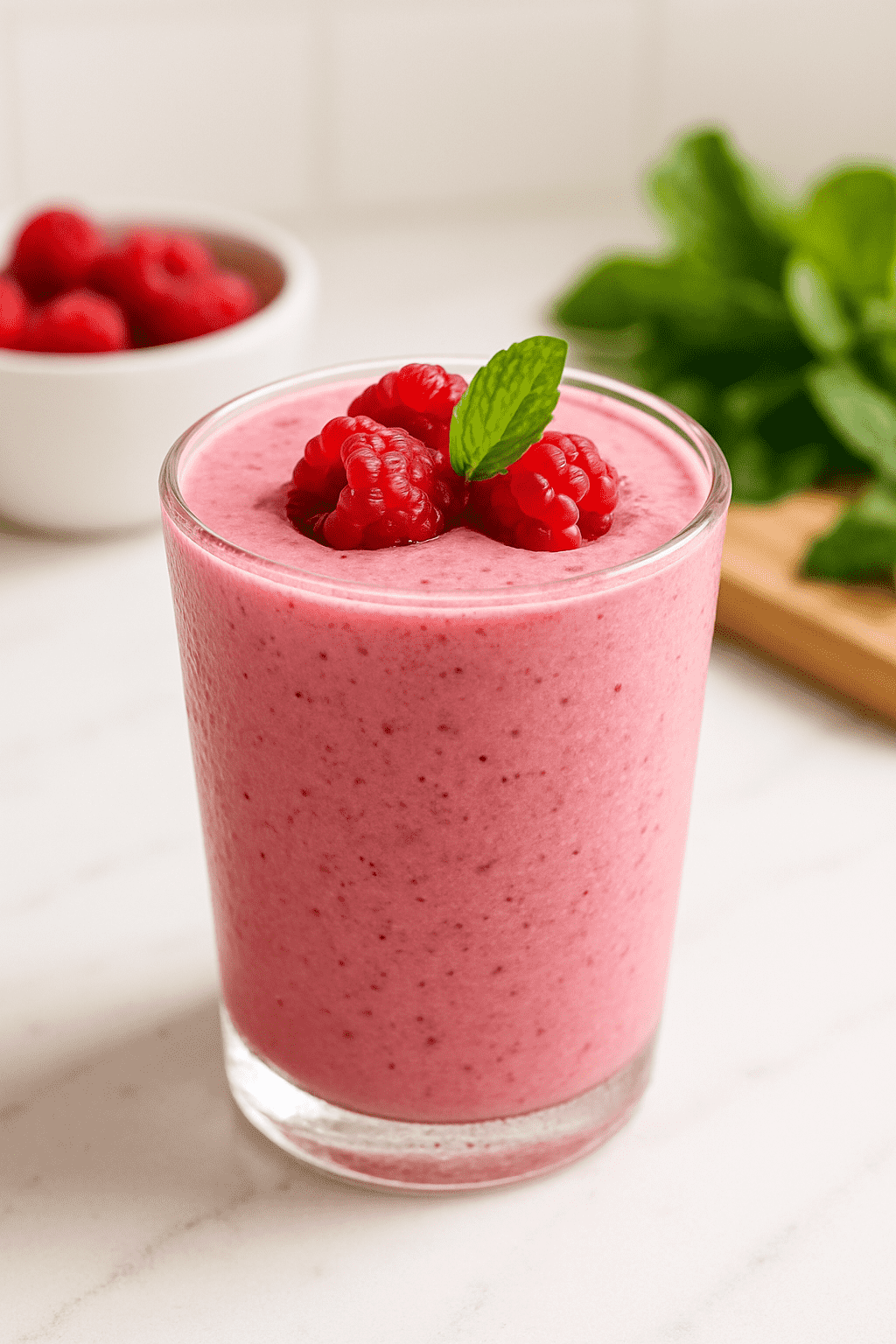 Bringebærsmoothie