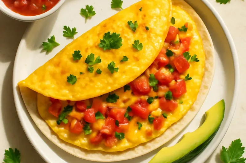 Omelett med tortilla
