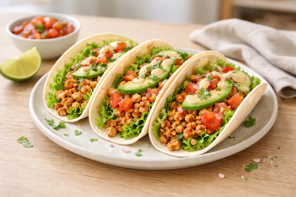 Tofu taco
