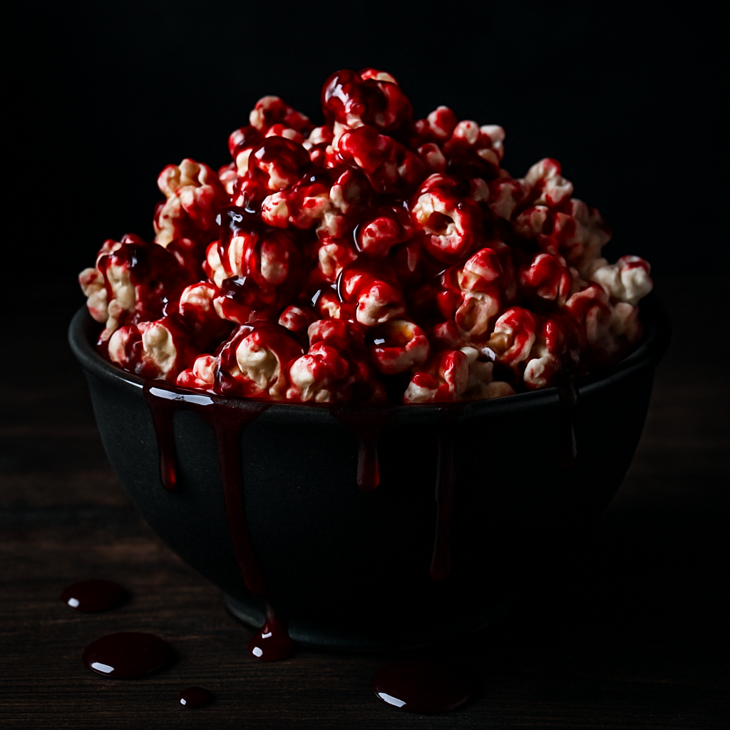 Blodig Popcorn