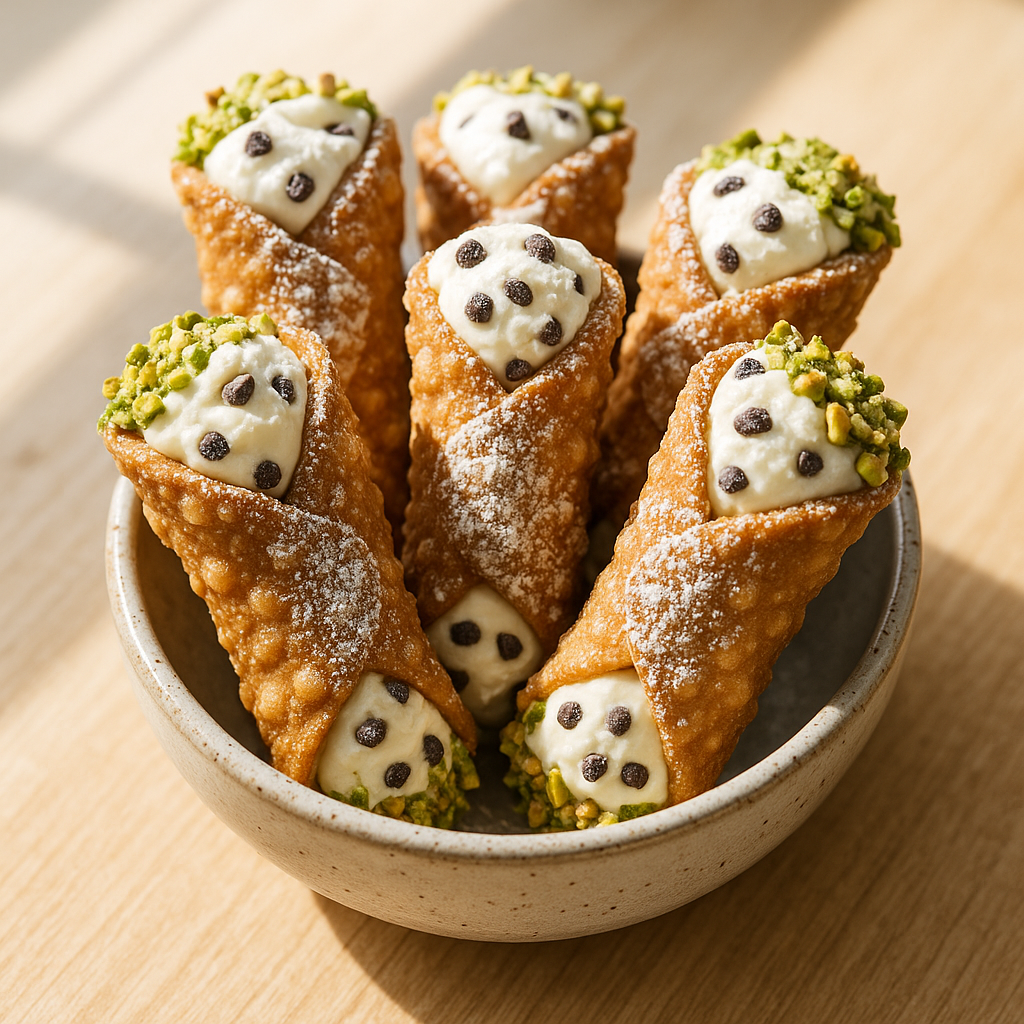 Cannoli med Mascarponekrem