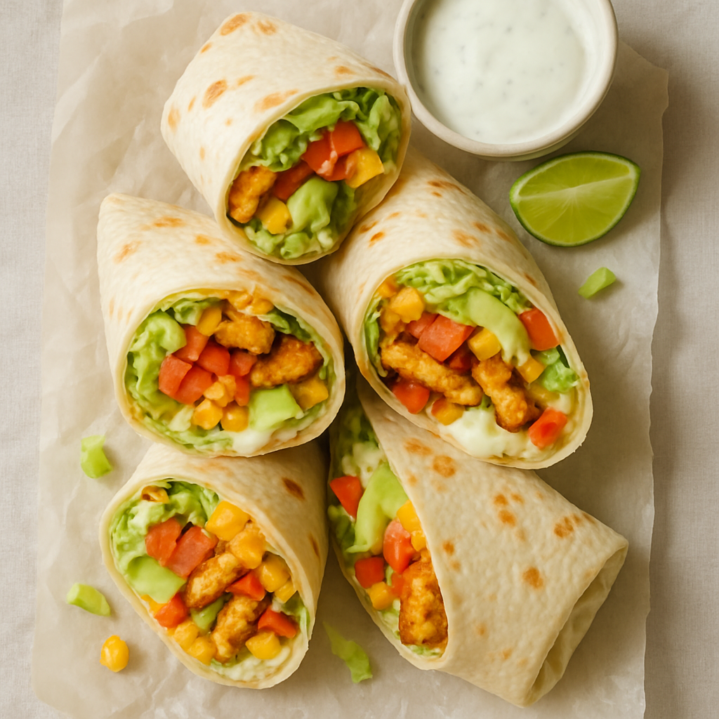 Fylte Wraps med Kylling