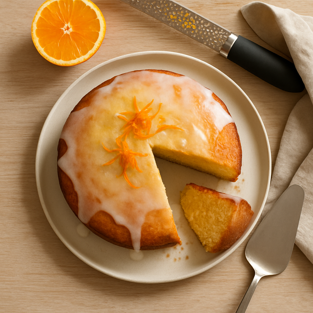 Saftig Appelsinkake